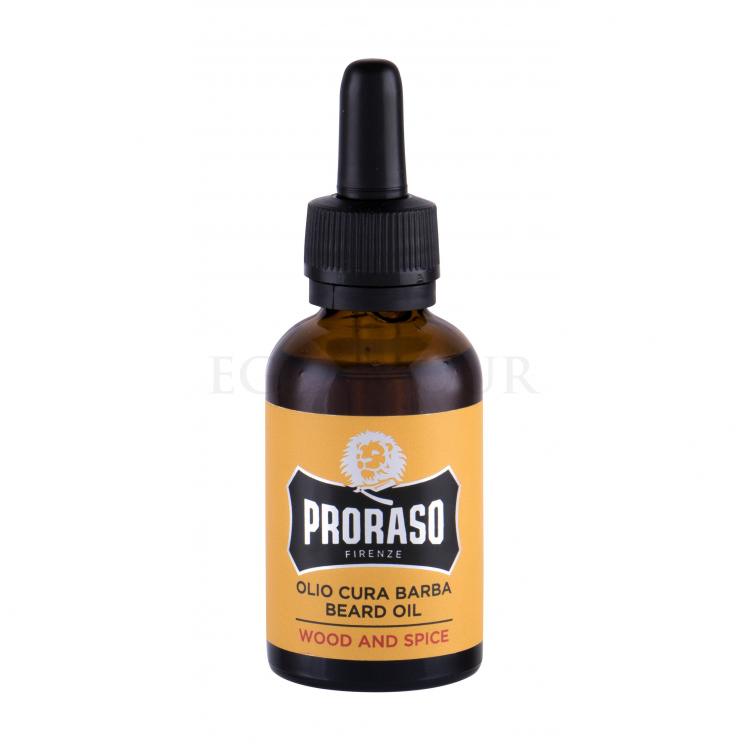 PRORASO Wood &amp; Spice Beard Oil Olejek do zarostu dla mężczyzn 30 ml