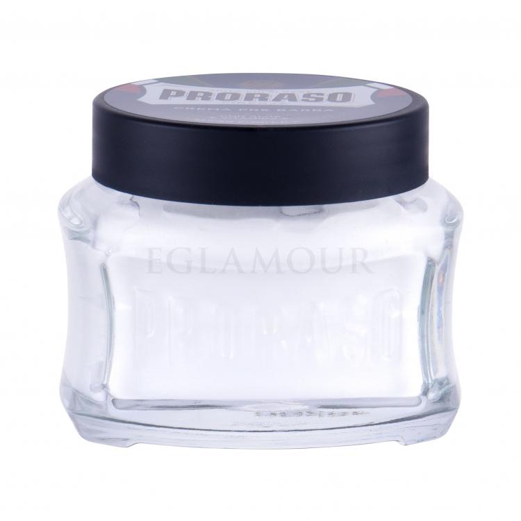 PRORASO Blue Pre-Shave Cream Preparat przed goleniem dla mężczyzn 100 ml