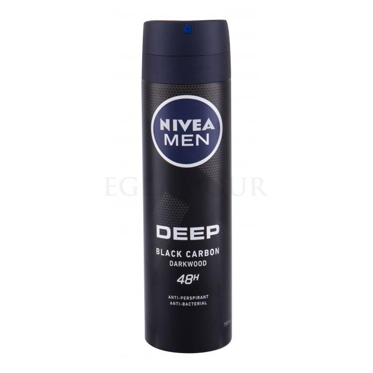 Nivea Men Deep Black Carbon 48H Antyperspirant dla mężczyzn 150 ml