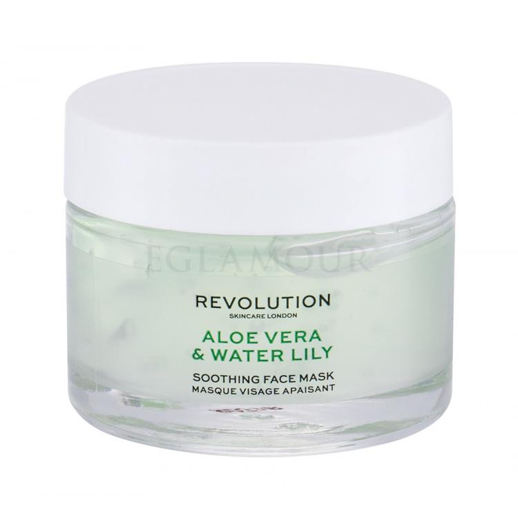 Revolution Skincare Aloe Vera &amp; Water Lily Maseczka do twarzy dla kobiet 50 ml