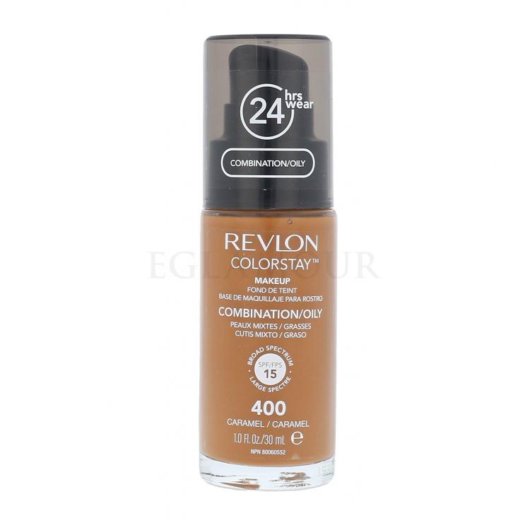 Revlon Colorstay Combination Oily Skin SPF15 Podkład dla kobiet 30 ml Odcień 400 Caramel