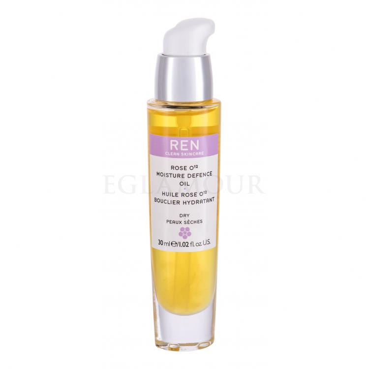 REN Clean Skincare Rose O12 Moisture Defence Oil Olejek do twarzy dla kobiet 30 ml