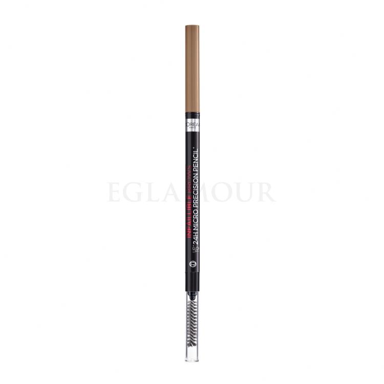 L&#039;Oréal Paris Infaillible Brows 24H Micro Precision Pencil Kredka do brwi dla kobiet 1,2 g Odcień 8.0 Light Cool Blonde