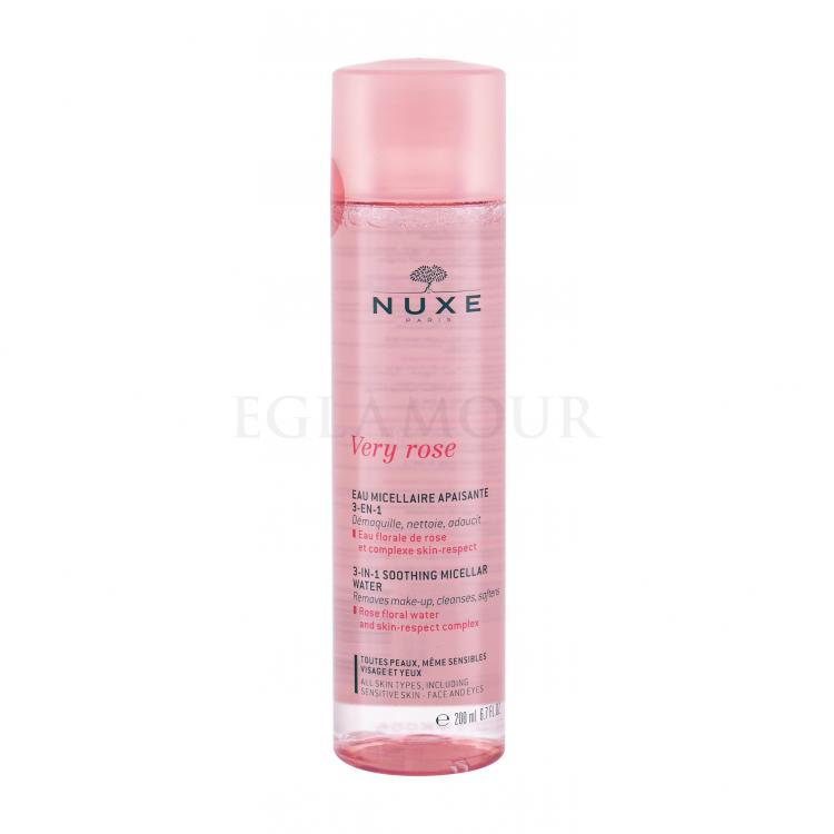 NUXE Very Rose 3-In-1 Soothing Płyn micelarny dla kobiet 200 ml