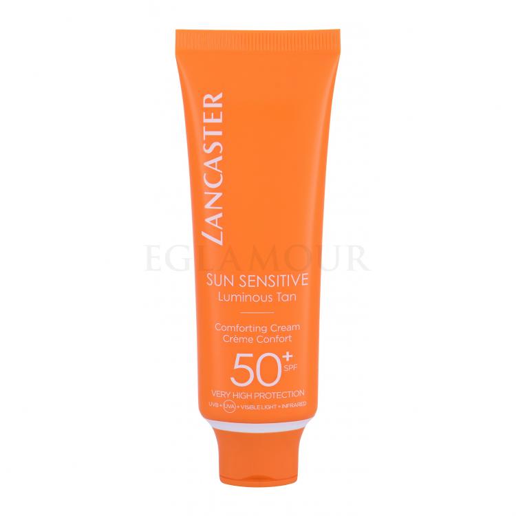 Lancaster Sun Sensitive Luminous Tan Comforting Cream SPF50+ Preparat do opalania twarzy 50 ml