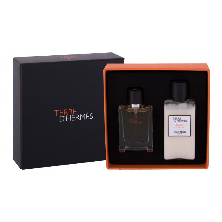 Hermes Terre D´Hermes Parfum Zestaw Perfumy 12,5 ml + Balsam po goleniu 40 ml