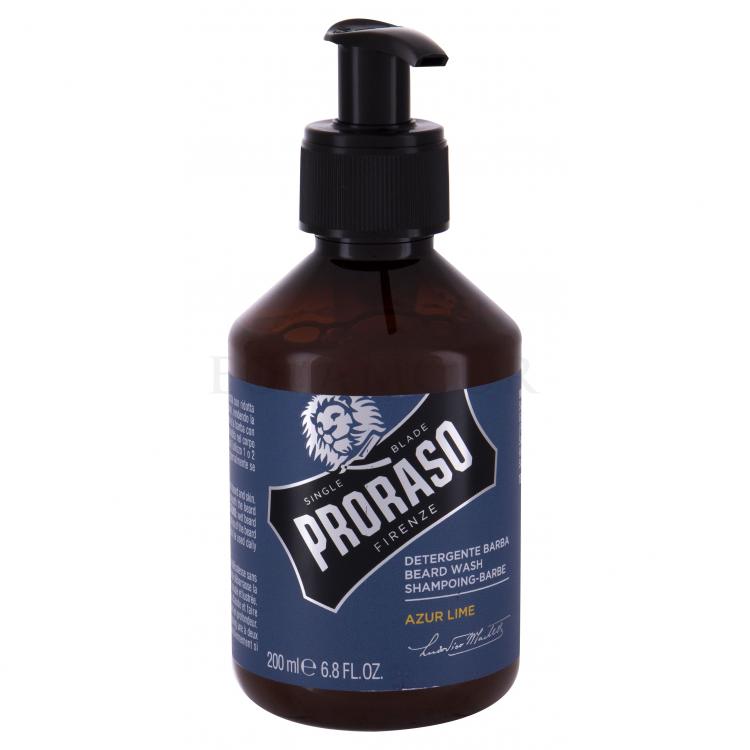 PRORASO Azur Lime Beard Wash Szampon do zarostu dla mężczyzn 200 ml