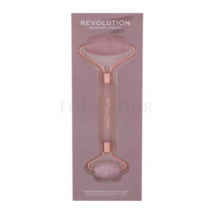 Revolution Skincare Roller Rose Quartz Facial Roller Rolka i kamień do masażu dla kobiet 1 szt