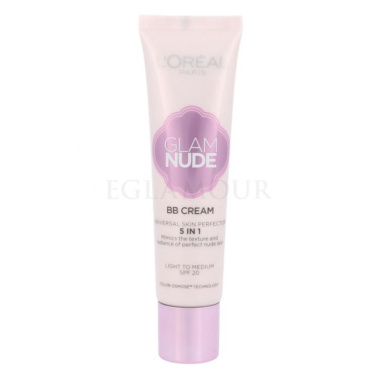 L&#039;Oréal Paris Nude Magique 5in1 SPF20 Krem BB dla kobiet 30 ml Odcień Light