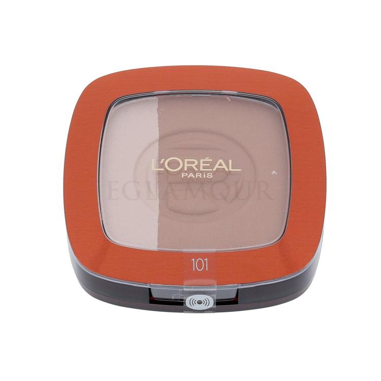 L&#039;Oréal Paris Glam Bronze Puder dla kobiet 9 g Odcień 101