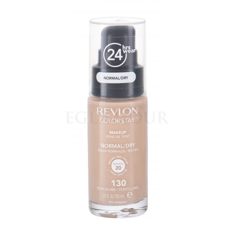 Revlon Colorstay Normal Dry Skin SPF20 Podkład dla kobiet 30 ml Odcień 130 Porcelain