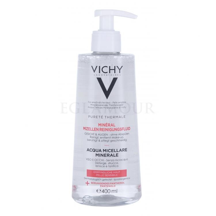 Vichy Pureté Thermale Mineral Water For Sensitive Skin Płyn micelarny dla kobiet 400 ml
