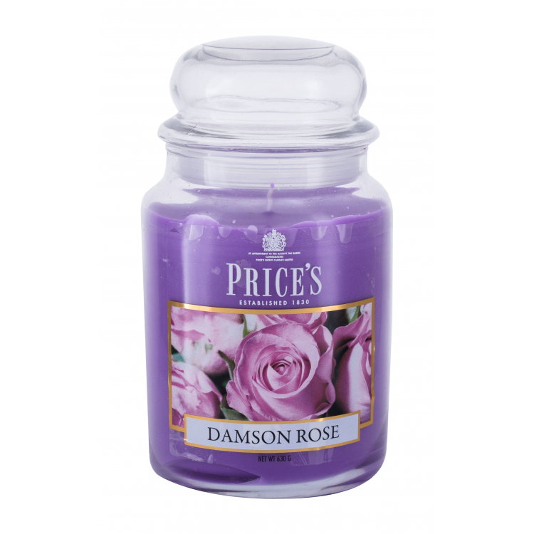 Price´s Candles Damson Rose Świeczka zapachowa 630 g