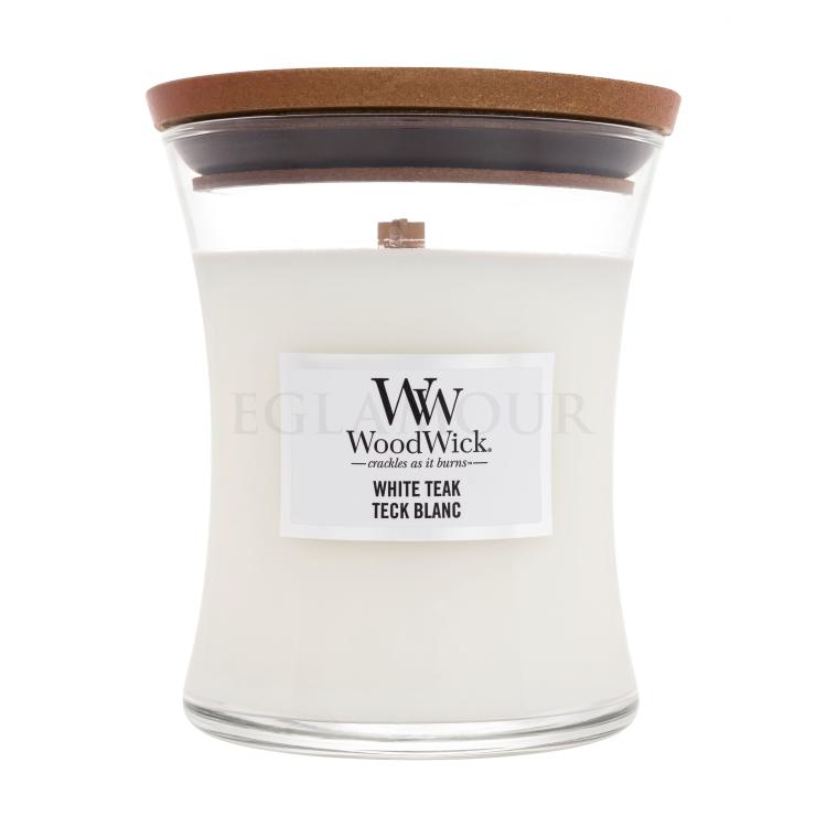 WoodWick White Teak Świeczka zapachowa 275 g