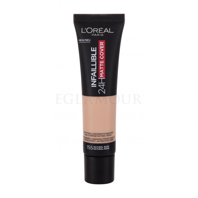 L'Oréal Paris Infaillible 32H Matte Cover SPF25 Podkład dla kobiet 30 ml Odcień 155