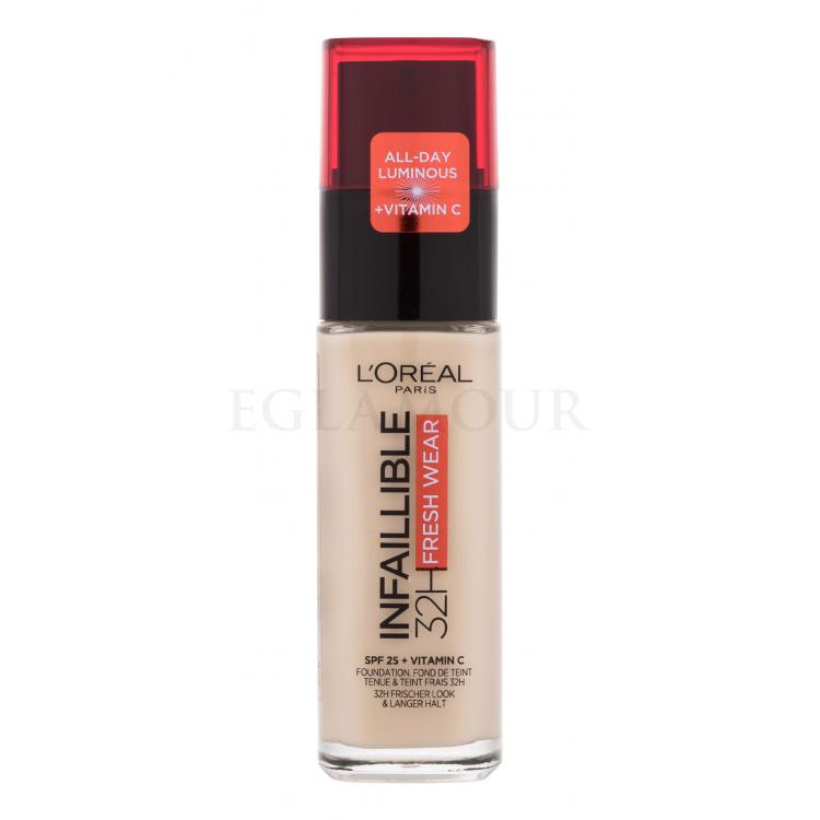 L&#039;Oréal Paris Infaillible 32H Fresh Wear SPF25 Podkład dla kobiet 30 ml Odcień 15