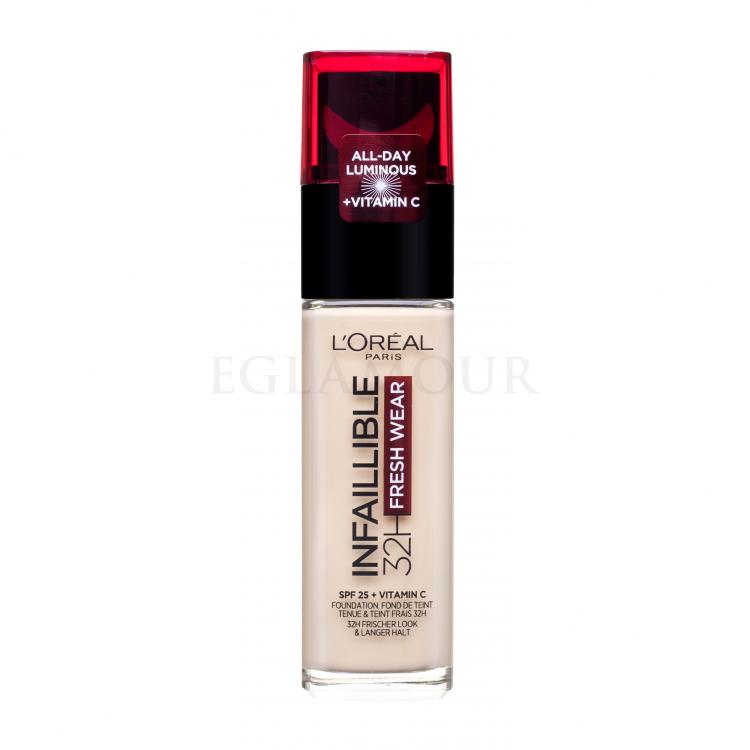 L&#039;Oréal Paris Infaillible 32H Fresh Wear SPF25 Podkład dla kobiet 30 ml Odcień 100