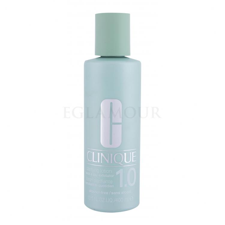 Clinique 3-Step Skin Care Clarifying Lotion 1.0 Alcohol-Free Toniki dla kobiet 400 ml