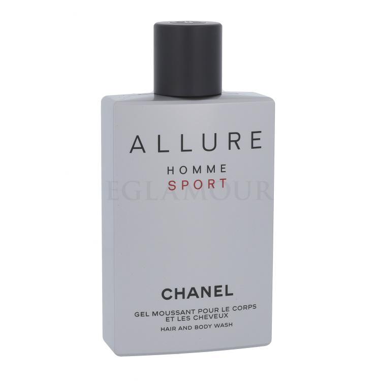 Chanel Allure Homme Sport Żel pod prysznic dla mężczyzn 200 ml Uszkodzone pudełko