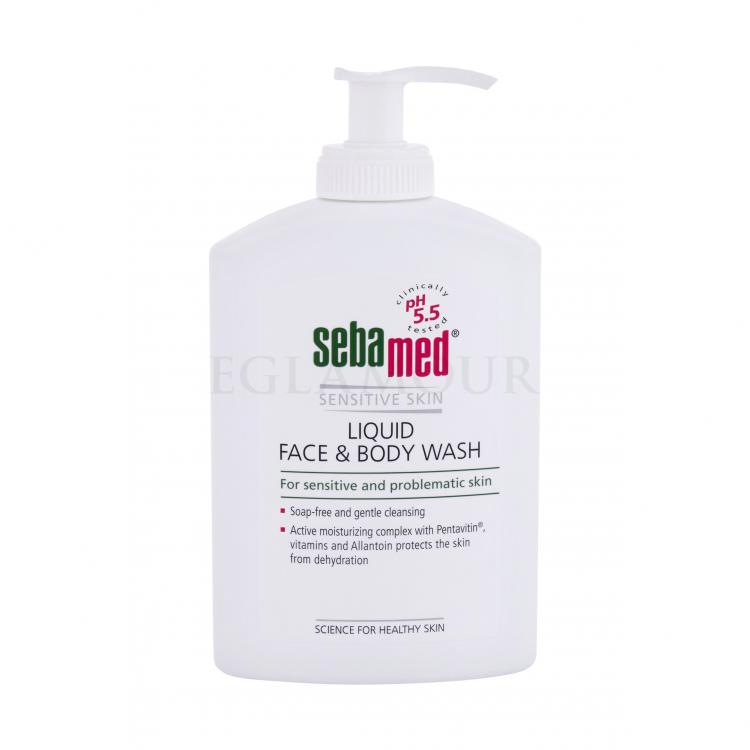 SebaMed Sensitive Skin Face &amp; Body Wash Mydło w płynie dla kobiet 300 ml