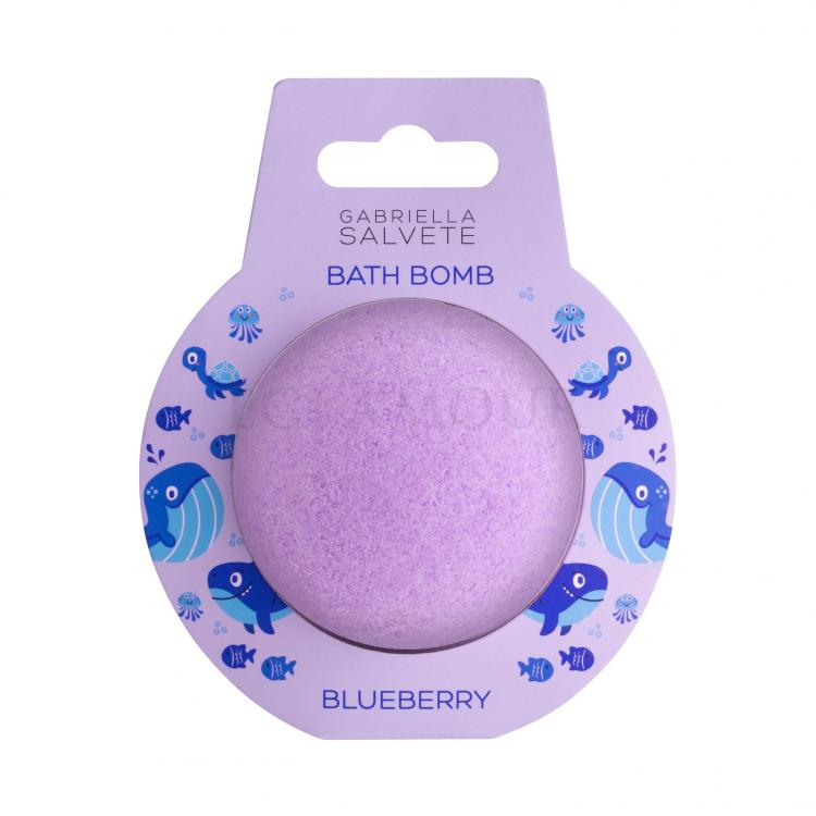 Gabriella Salvete Kids Bath Bomb Blueberry Kąpielowa kula dla dzieci 100 g