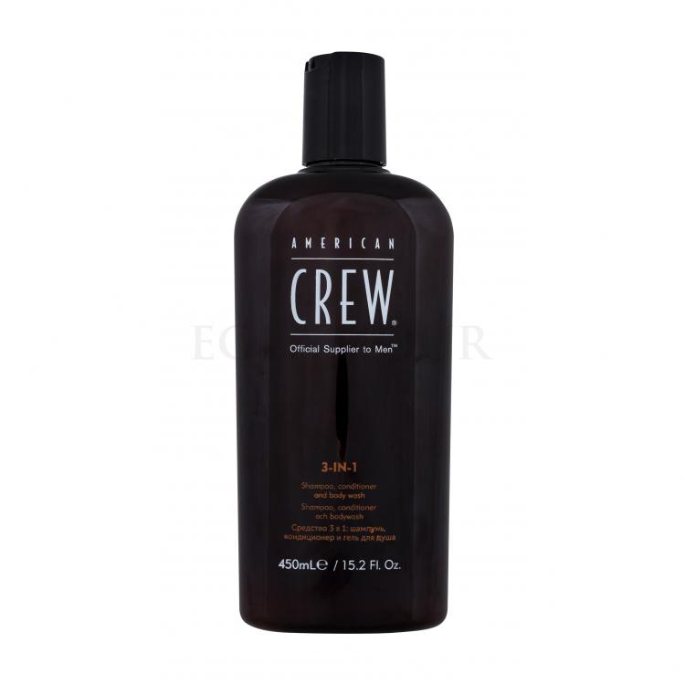 American Crew 3-IN-1 Szampon do włosów dla mężczyzn 450 ml