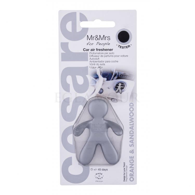 Mr&amp;Mrs Fragrance Cesare Orange &amp; Sandalwood Zapach samochodowy 1 szt