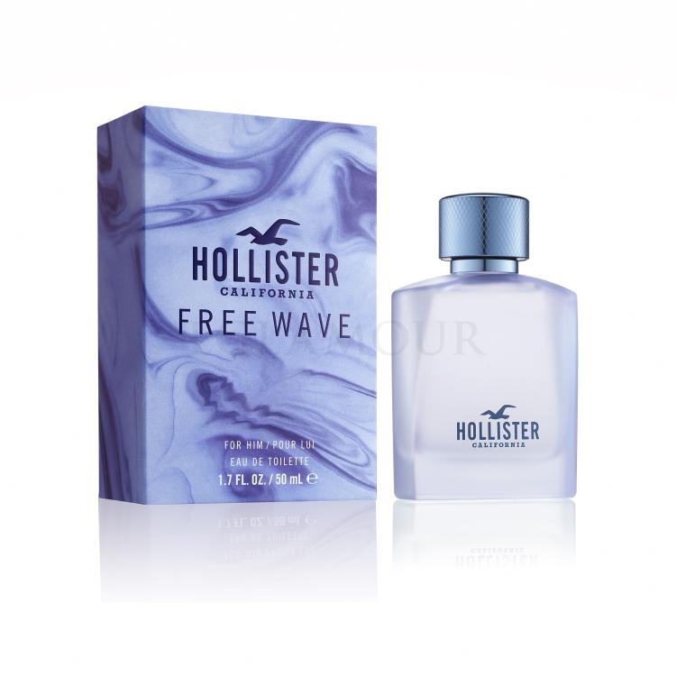 Hollister Free Wave Woda toaletowa dla mężczyzn 50 ml