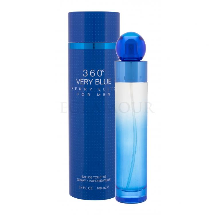 Perry Ellis 360° Very Blue Woda toaletowa dla mężczyzn 100 ml