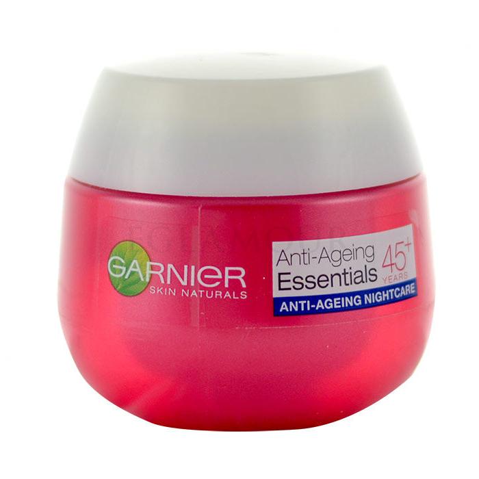 Garnier Essentials Anti-Ageing 45+ Krem na noc dla kobiet 50 ml