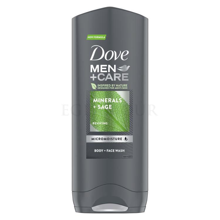Dove Men + Care Minerals + Sage Żel pod prysznic dla mężczyzn 250 ml