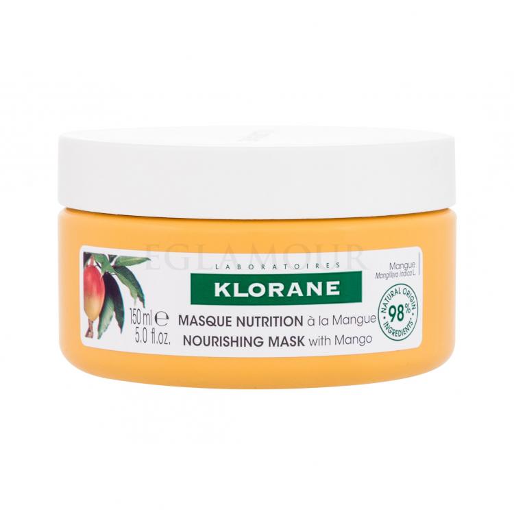 Klorane Mango Nourishing Mask Maska do włosów dla kobiet 150 ml
