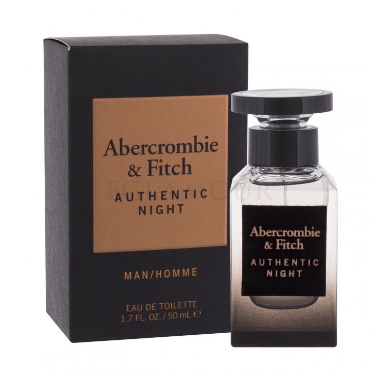Abercrombie &amp; Fitch Authentic Night Woda toaletowa dla mężczyzn 50 ml