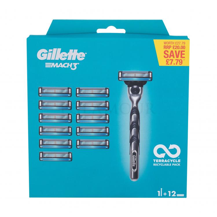 Gillette Mach3 Maszynka do golenia dla mężczyzn Zestaw