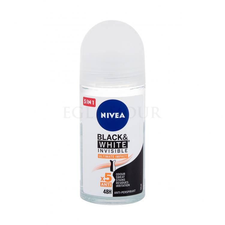 nivea black & white invisible ultimate impact antyperspirant w kulce 50 ml   