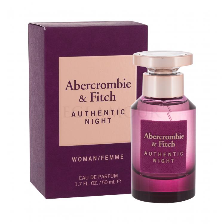 abercrombie & fitch authentic night woman woda perfumowana 50 ml   