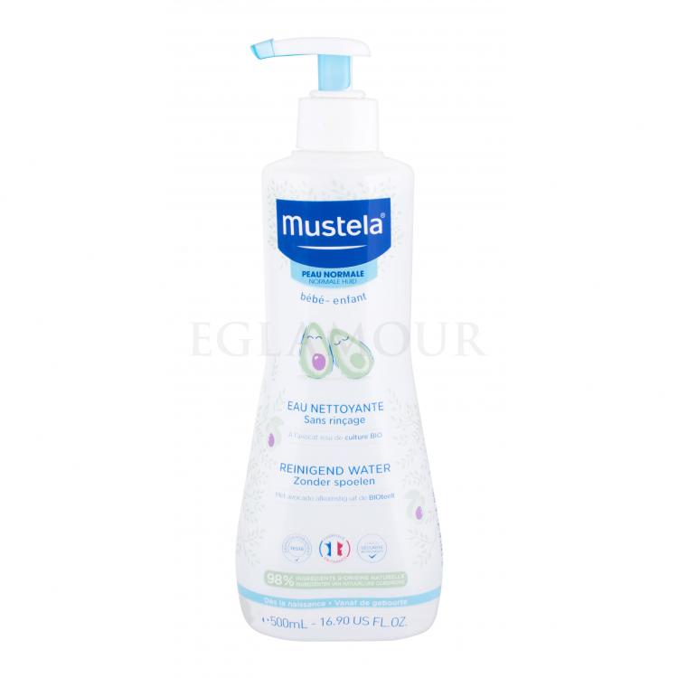 Mustela Bébé Cleansing Water No-Rinse Toniki dla dzieci 500 ml