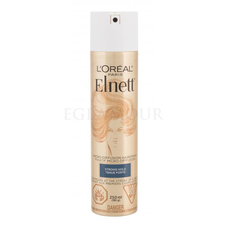 L&#039;Oréal Paris Elnett Strong Hold Micro-Diffusion Lakier do włosów dla kobiet 250 ml
