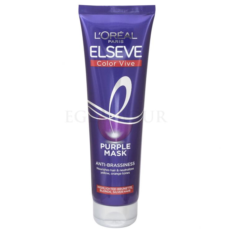 L&#039;Oréal Paris Elseve Color-Vive Purple Mask Maska do włosów dla kobiet 150 ml