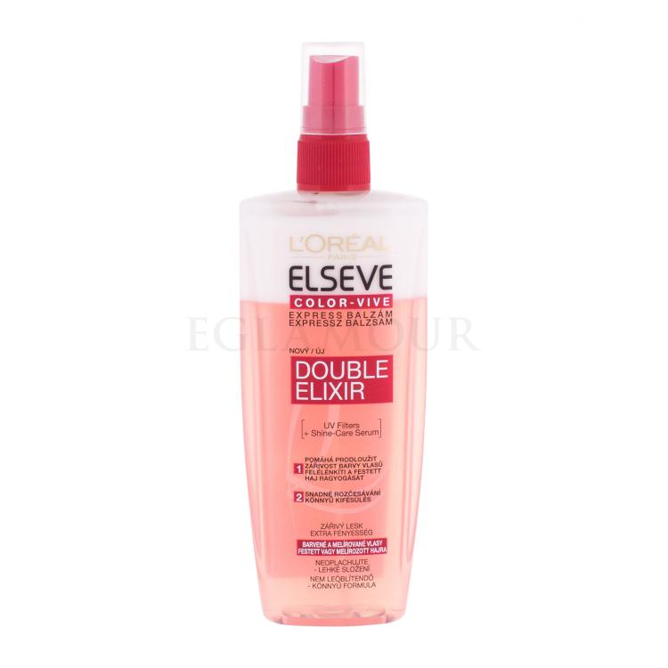 L&#039;Oréal Paris Elseve Color-Vive Double Elixir Pielęgnacja bez spłukiwania dla kobiet 200 ml