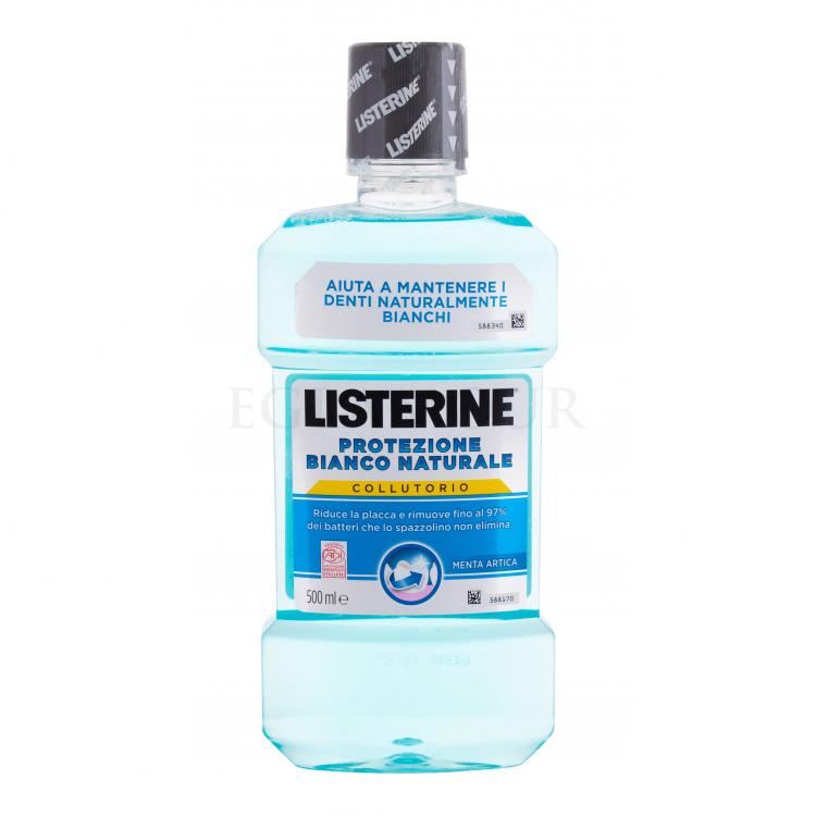Listerine Natural White Protection Mouthwash Płyn do płukania ust 500 ml