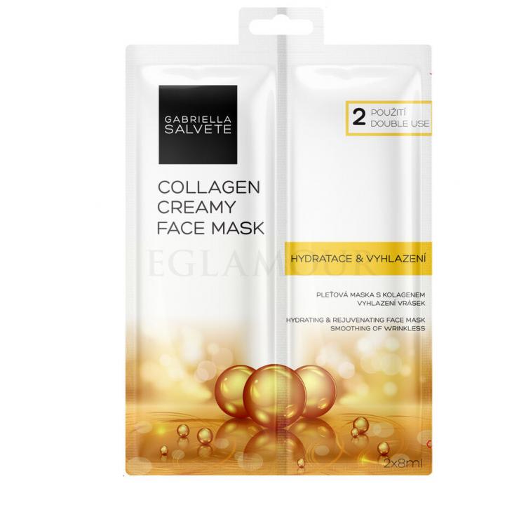Gabriella Salvete Creamy Face Mask Maseczka do twarzy dla kobiet 16 ml Odcień Collagen
