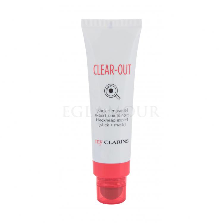 Clarins Clear-Out Blackhead Expert Stick + Mask Maseczka do twarzy dla kobiet 50 ml tester