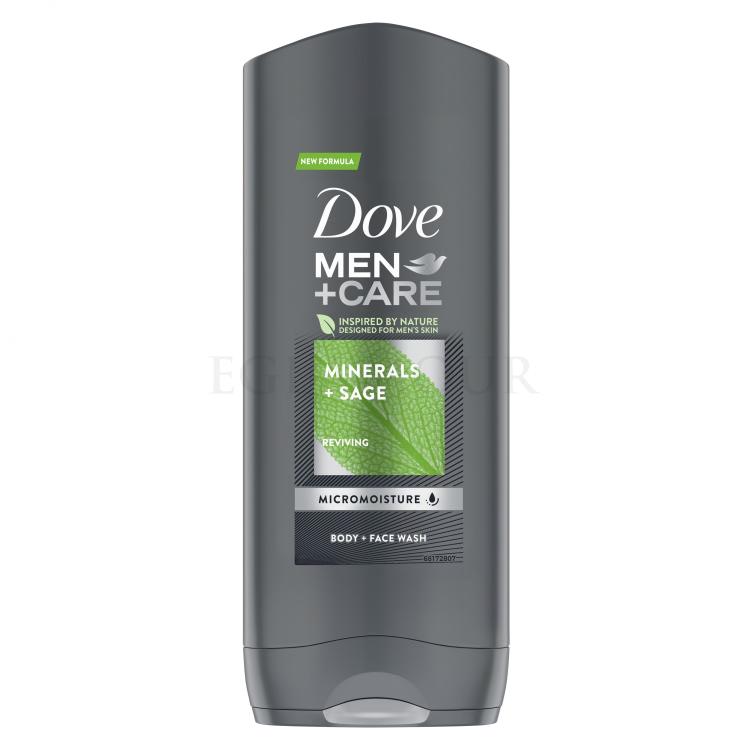 Dove Men + Care Minerals + Sage Żel pod prysznic dla mężczyzn 400 ml