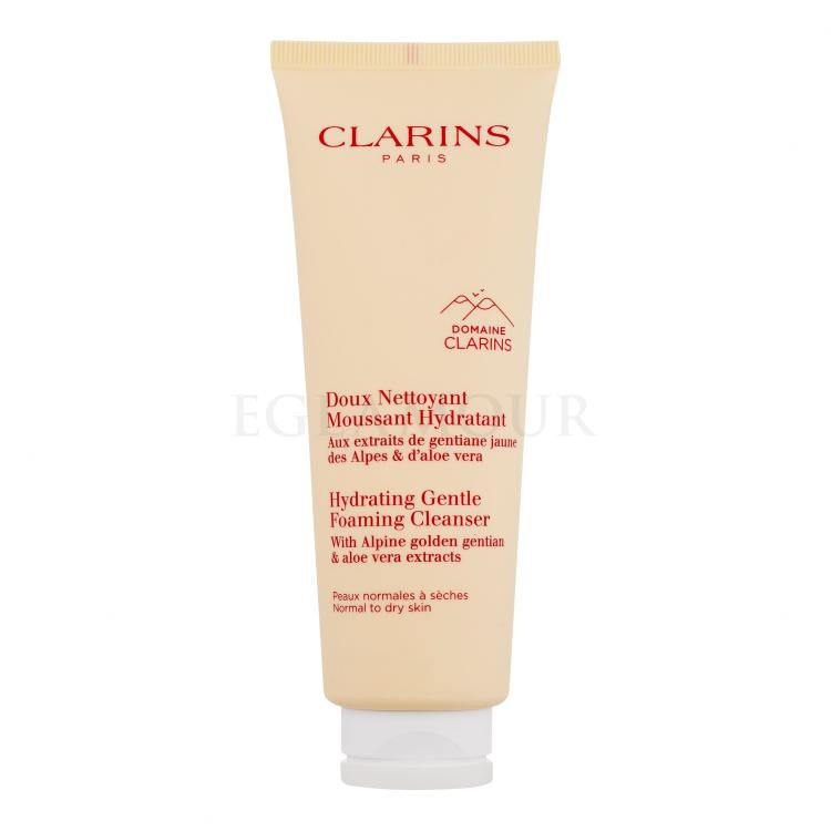 Clarins Hydrating Gentle Foaming Cleanser Krem oczyszczający dla kobiet 125 ml