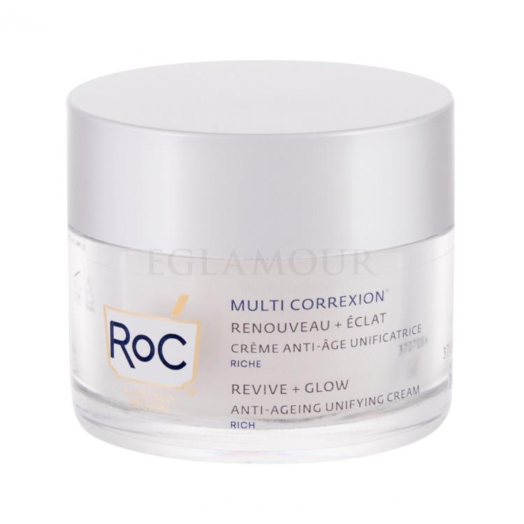 RoC Multi Correxion Revive + Glow Anti-Ageing Unifying Cream Krem do twarzy na dzień dla kobiet 50 ml