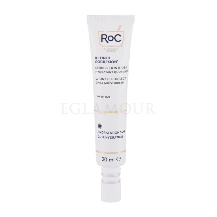 RoC Retinol Correxion Wrinkle Correct Daily Moisturizer SPF20 Krem do twarzy na dzień dla kobiet 30 ml