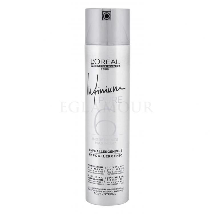 L'Oréal Professionnel Infinium Pure Strong Lakier do włosów dla kobiet 300 ml