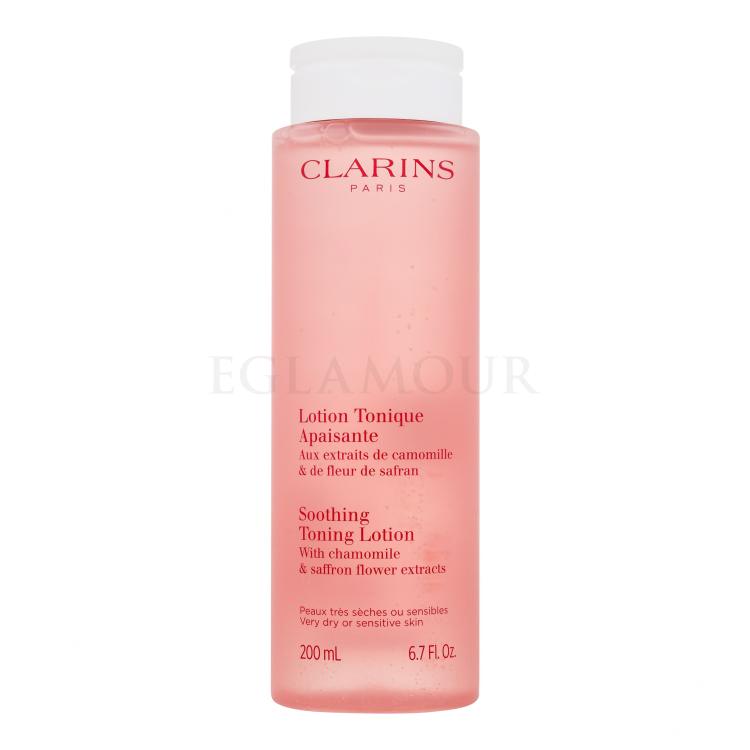Clarins Soothing Toning Lotion Wody i spreje do twarzy dla kobiet 200 ml
