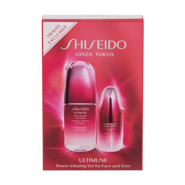 Shiseido Ultimune Power Infusing Set for Face and Eyes Zestaw Serum do twarzy Ultimune Power Infusing Concentrate 50 ml + Serum pod oczy Ultimune Power Infusing Eye Concentrate 15 ml
